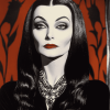 Morticia Addams Family Diamond Painting