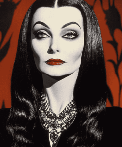 Morticia Addams Family Diamond Painting