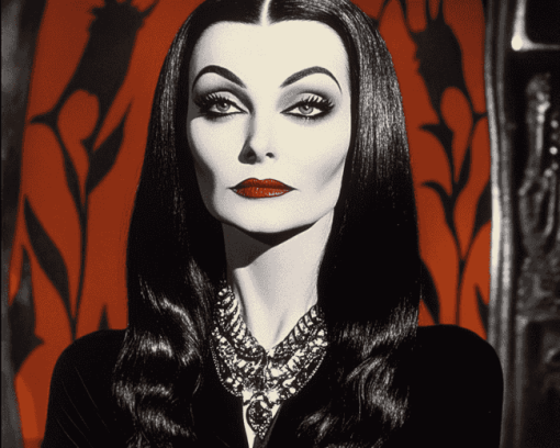 Morticia Addams Family Diamond Painting