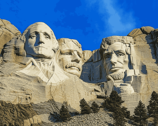 Mount Rushmore Monument Diamond Painting