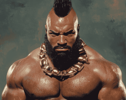 Mr T Wrestling Legend Diamond Painting