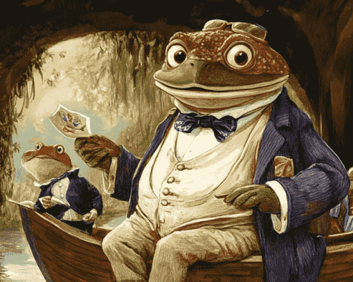 Mr Toad Cartoon Art Diamond Painting