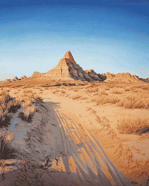 Mungo National Park Landscape Diamond Painting