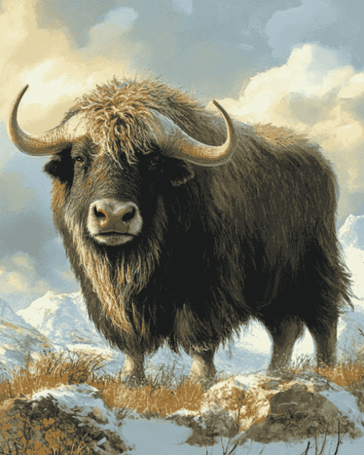 Musk Ox Animal Diamond Painting