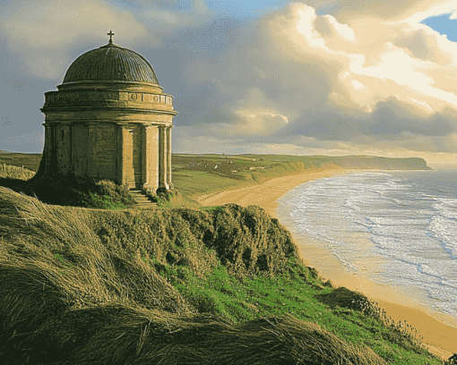 Mussenden Temple National Park Scene Diamond Painting