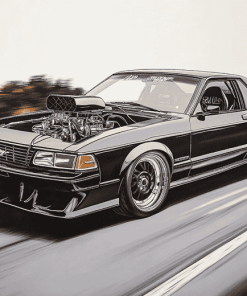 Mustang Fox Body Cars Diamond Painting