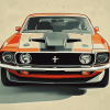 Mustang Mach 1 Vintage Diamond Painting