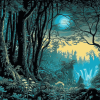 Mysterious Fantasy Jungle Diamond Painting