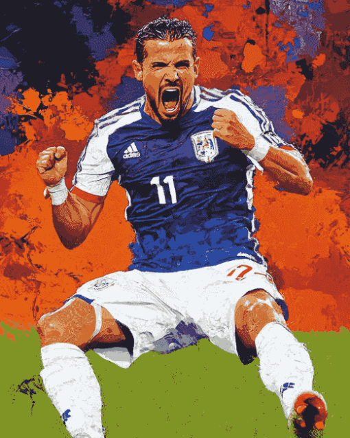 Nacho Novo Football Legend Diamond Painting