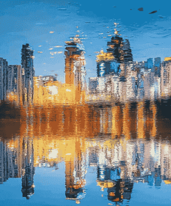 Nanning Cityscape Reflection Diamond Painting