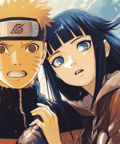 Naruto Hinata Anime Diamond Painting