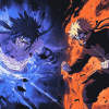 Naruto and Sasuke Animation Diamond Painting