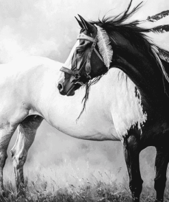 Native Horse Art Diamond Painting