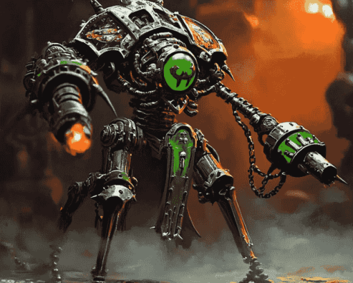 Necron Alien Animation Diamond Painting