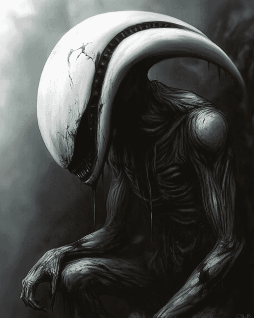 Neomorph Alien Fantasy Diamond Painting