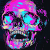 Neon Skeleton Glow Diamond Painting