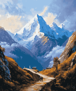 Nepal Foothills Diamond Painting