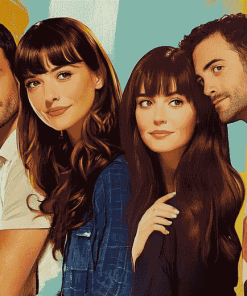 New Girl TV Show Diamond Painting