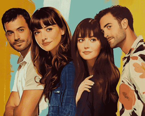 New Girl TV Show Diamond Painting