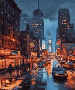 New York City Nightscape Diamond Painting