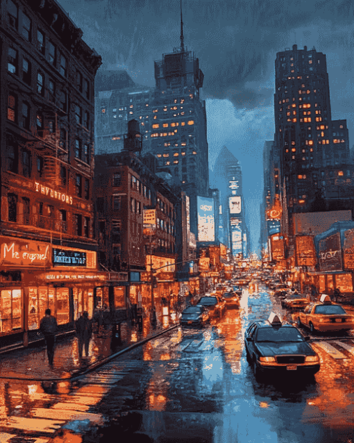 New York City Nightscape Diamond Painting