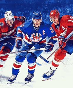 New York Rangers Ice Hockey Players Diamond Painting