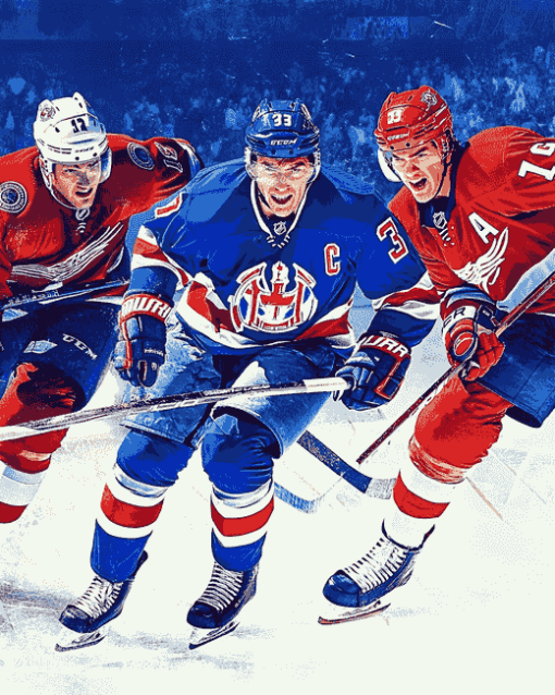 New York Rangers Ice Hockey Players Diamond Painting