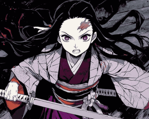 Nezuko Kamado Anime Diamond Painting