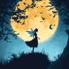 Night Fairy Moonlight Scene Diamond Painting