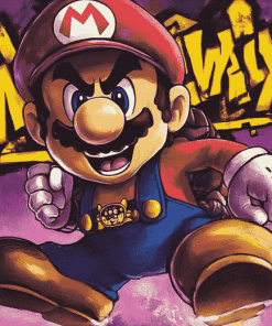 Nintendo's Mario & Wario Animation Diamond Painting