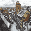 Nordlingen Germany Cityscape Diamond Painting