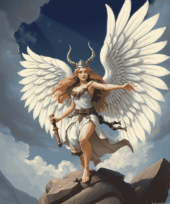 Norse Valkyrie Fantasy by Carl Emil Doepler Diamond Painting