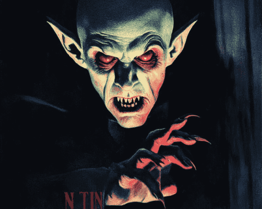 Nosferatu Horror Film Diamond Painting