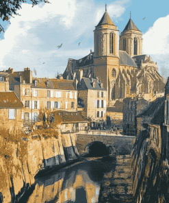 Notre Dame Boulogne Cityscape Diamond Painting