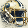 Notre Dame Helmet Football Diamond Painting