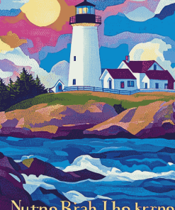 Nubble Lighthouse York Maine Diamond Painting