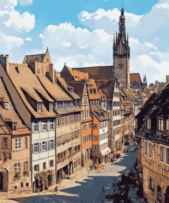 Nuremberg Cityscape Diamond Painting