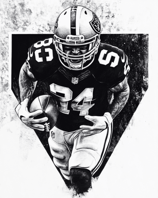 Oakland Raiders Football Players Diamond Painting