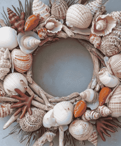 Ocean Shell Wreath Diamond Painting