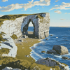 Old Harry Rocks Coastal View Diamond Painting