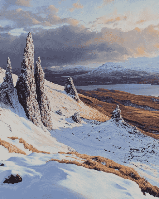 Old Man Of Storr Mountain Diamond Painting