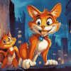 Oliver And Company Animals Diamond Painting