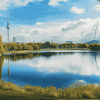 Olympiapark Scenic Diamond Painting