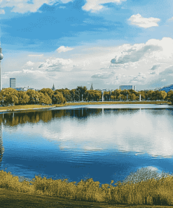 Olympiapark Scenic Diamond Painting