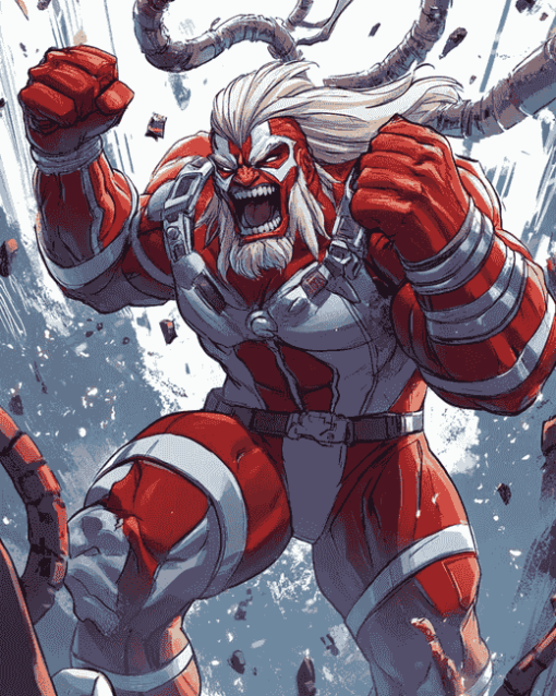 Omega Red Marvel Character Diamond Painting