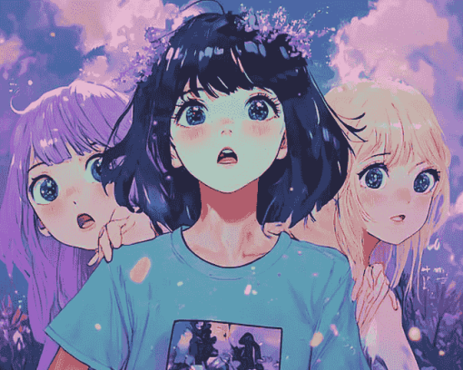 Omori Manga Anime Diamond Painting