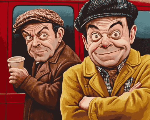 Only Fools And Horses Cartoon Diamond Painting