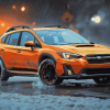 Orange Subaru Crosstrek Adventure Diamond Painting