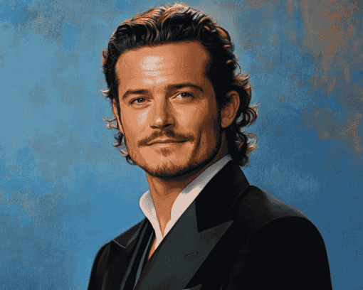 Orlando Bloom Celebrity Diamond Painting