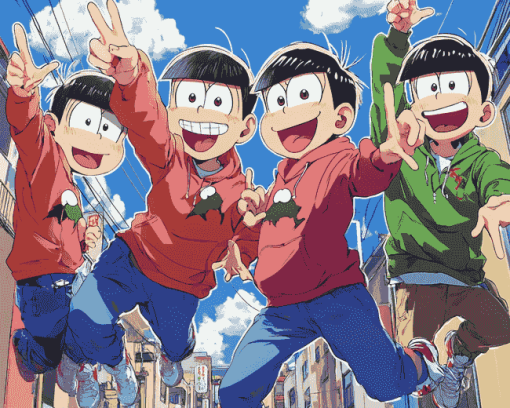 Osomatsu San Anime Diamond Painting